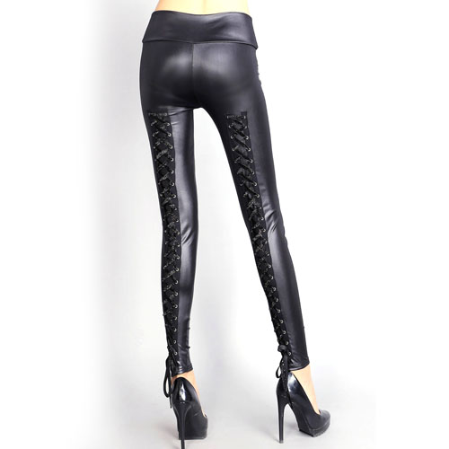 LEGGINGS LAZADO CORSÉ WETLOOK 8427 TALLA ÚNICA LEGGINGS LAZADO CORSÉ WETLOOK 8427 TALLA ÚNICA